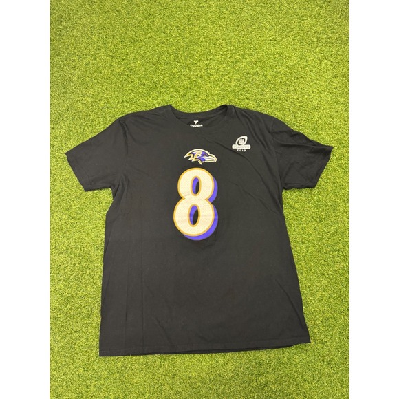 Fanatics Other - Fanatics Baltimore Ravens Lamar Jackson 8 2019 NFL Playoffs Shirt Black Mens L
